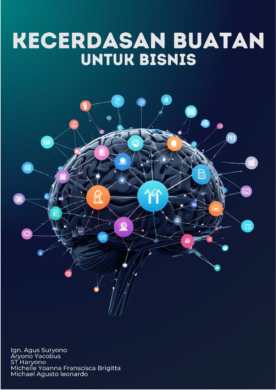 Cover Buku Kecerdasan Buatan Untuk Bisnis